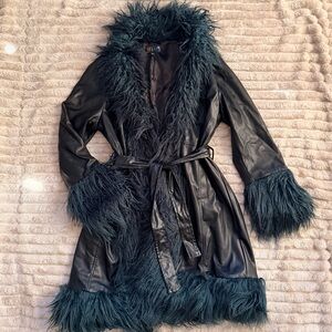 dELiA*s Wicked Bohemian Gig Faux Fur Coat